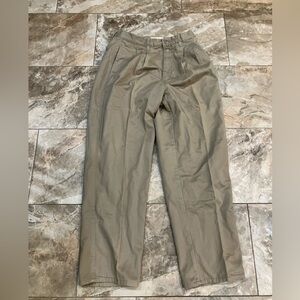 Eddie Bauer Mens NEW Flannel Lined Khakis Pants Chinos Sz 33/30